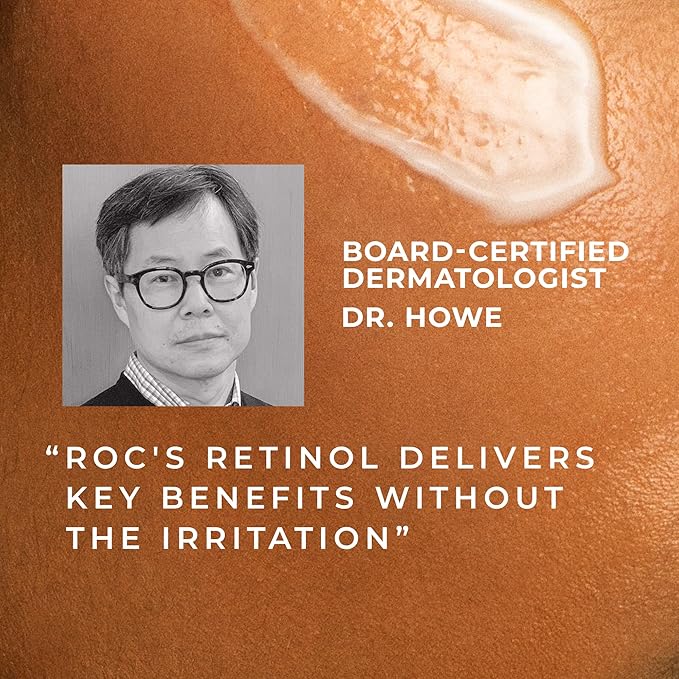 RoC Retinol Correxion Deep Wrinkle Retinol Face Serum with Ascorbic Acid, Daily Anti-Aging Skin Care Treatment for Fine Lines, Dark Spots, Acne Scars, 1 Ounce (Packaging May Vary)
