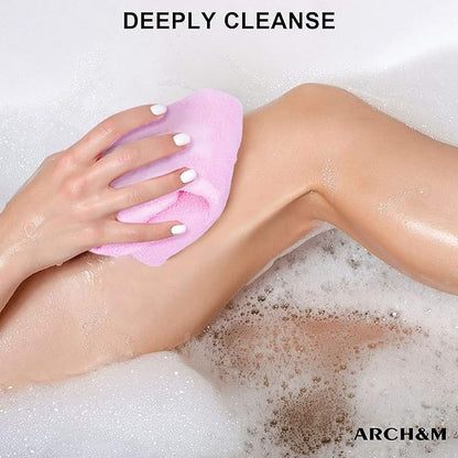 Arch&m exfoliating washcloth towel japanese
