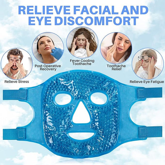 Ice pack cold face, eye