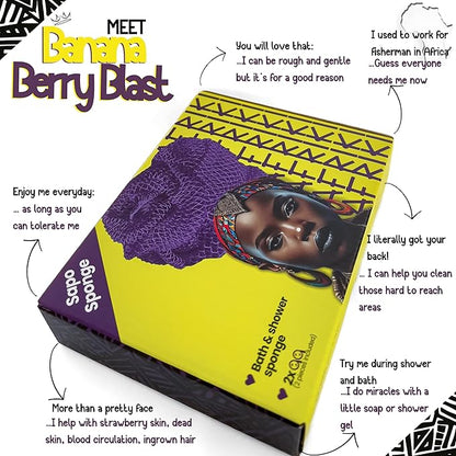Afriki african net sponge exfoliating