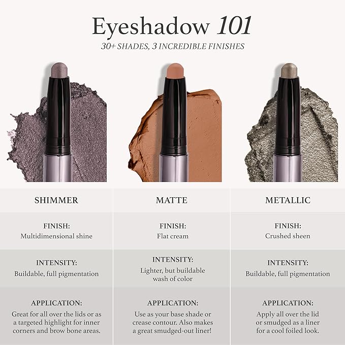 Julep Eyeshadow 101 Neutral Palette Creme-to-Powder 6 Piece