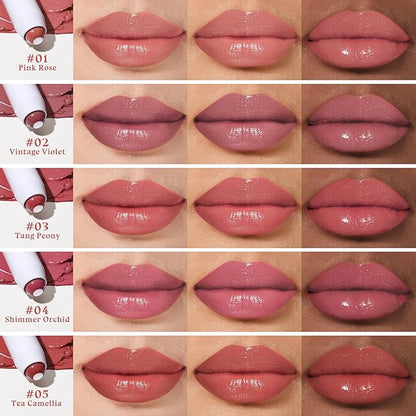 Tinted Lip Balm Plumper, Glossy, Pump Lips, Lightweight, Moisturize & Tint with Jojoba Seed Oil, Vegan Lip Balm Lip Care Present, Garden