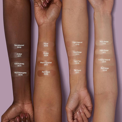 Revlon Illuminance Tinted Serum, Triple Hyaluronic Acid, Evens Out Skin Tone Over Time and Hydrates All Day, SPF 15, 417 Warm Caramel, 0.94 fl oz.