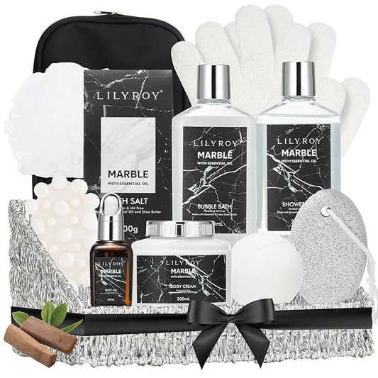 Fathers Day Gifts for Men Dad - 10-Piece Ultimate Bath & Body Gift Set for Women, Spa Gift Basket, Spa Collection with Bath Bomb | Mother's Day, Christmas, Birthday Gifts, All Occasion Holiday Present