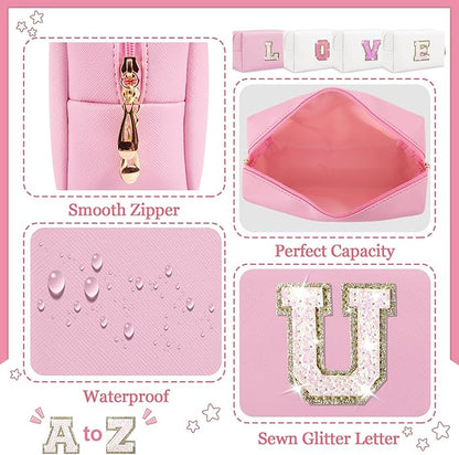Personalized initial letter patch makeup