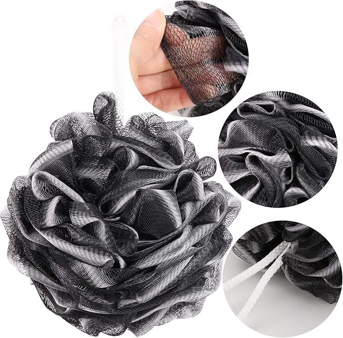 Btyms 4 pieces large loofah