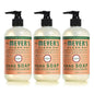 MRS. MEYER'S CLEAN DAY Hand Soap, Made with Essential Oils, Biodegradable Formula, Geranium, 12.5 fl. oz - Pack of 3