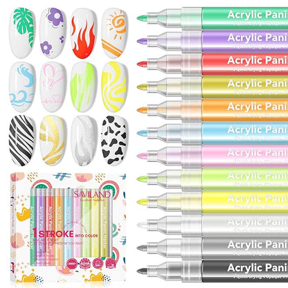 Saviland 12 colors nail art