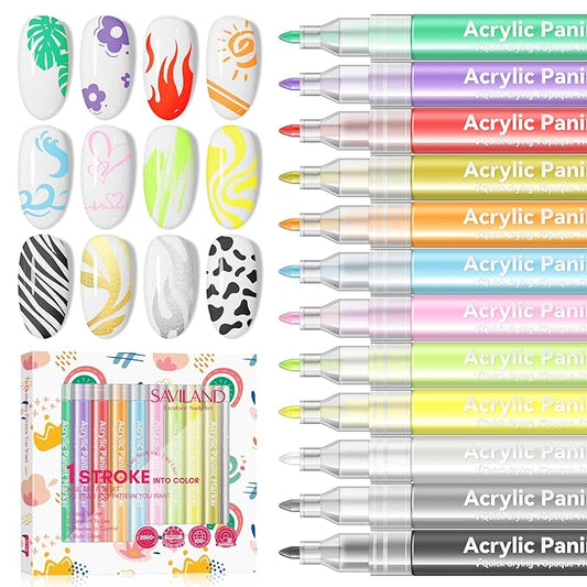 Saviland 12 colors nail art