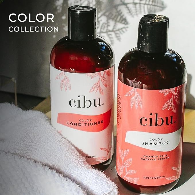 Cibu Color Conditioner 30017 For Dry, Color-Treated Hair - Gently Hydrates And Strengthens - Conditions Revitalizes Hair Scalp - Fresh Scent - 11.83oz