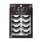 KISS Lash Couture Matte Black Faux Mink Eyelashes Multipack, Matte Cheviot, Black, Natural Looking, Cruelty-Free & Vegan, Holds Curl, Comfortable, Seamless, Knot-Free Band | 4 Pairs