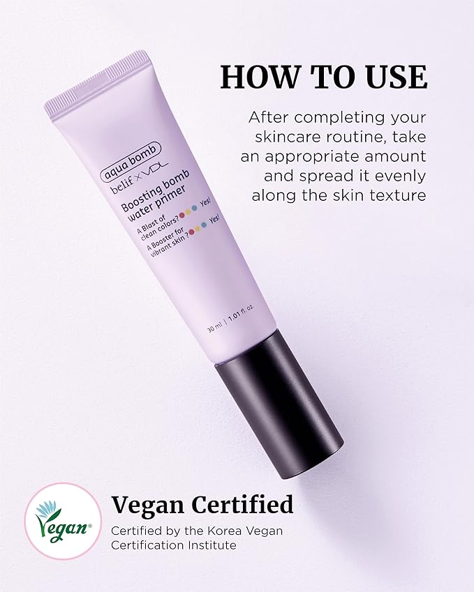 VDL Boosting Bomb Water Primer (Natural Finish, 1fl Formula Cream,