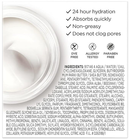 L’Oreal Paris Collagen Daily Face Moisturizer, Anti Aging Face Cream to Reduce Wrinkles and Provide Intense Hydration, 1.7 oz