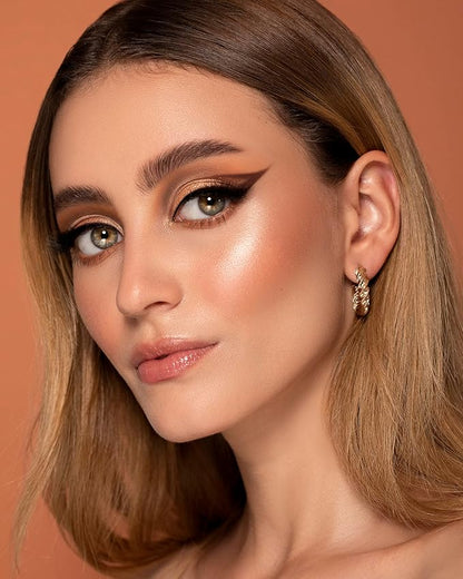 Sigma Beauty Ambiance Eyeshadow Palette | Luminous, Neutral and Gold Shades | Summer Vibes, Mirror Included