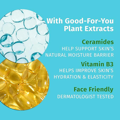 Hempz Cucumber Aloe, Facial Serum, Beauty Actives with Cermanides for dry to normal skin, for men and women, 1oz