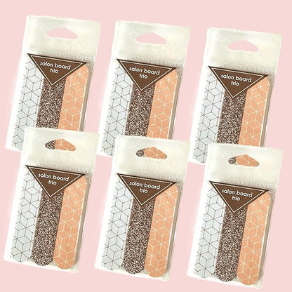Set of 18 dual-sided nail