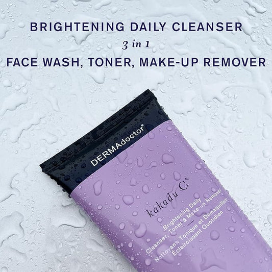 DERMAdoctor Kakadu C Daily e Cleanser, Toner & Make-up Remover 210ml/7.10oz