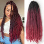 Marley Twist Braiding Hair 24 Inch 8 Packs – Long-Lasting Marley Hair, Fluffy&Tangle-Free Cuban Twist Hair for Braiding, Natural Look Synthetic Spring Afro Kinky Twist Hair Extensions (T1B/99J/530)