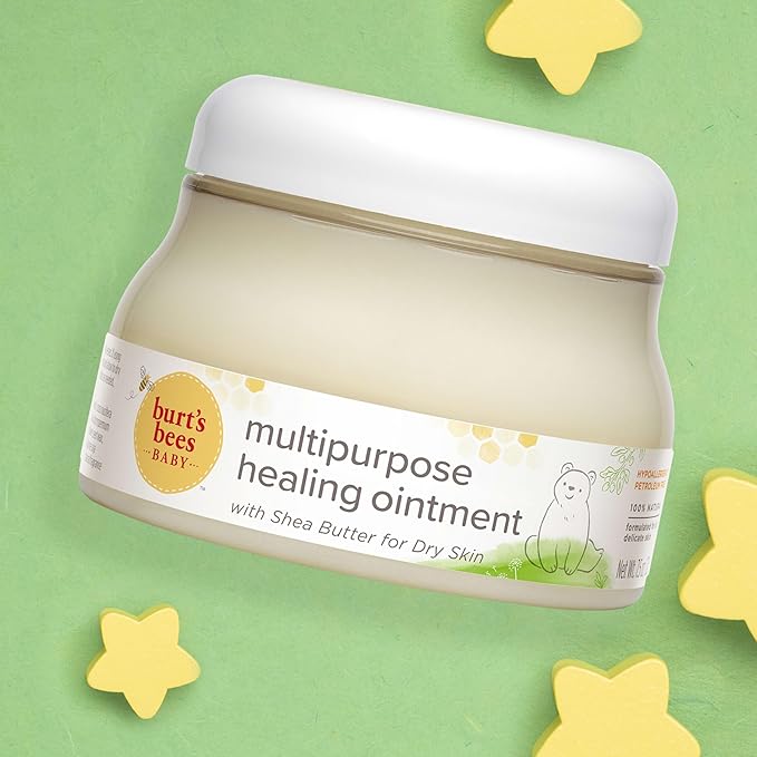 Burt's Bees Baby 100% Natural Origin Multipurpose Healing Ointment, Face & Body Baby Ointment – 7.5 Ounce Tub