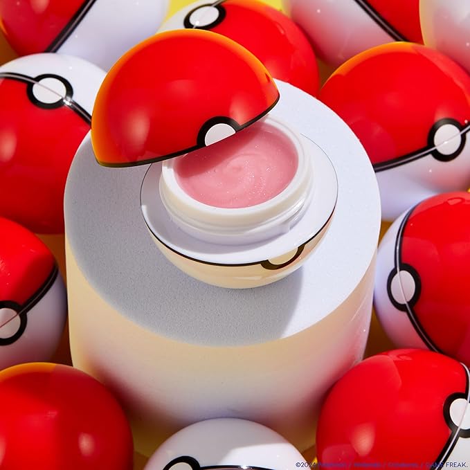 ColourPop x Pokémon Lip Mask - You're a Catch Leave-On Lip Moisturizer & Overnight Lip Treatment - Replenishes Dry Lips with Shea Butter & Vitamin E - Berry (0.07 oz)