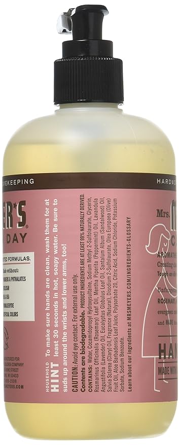 Mrs. Meyer'S Hand Soap Liq Rosemary 12.5 Fz