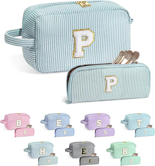 YOOLIFE Initial Makeup Bag for