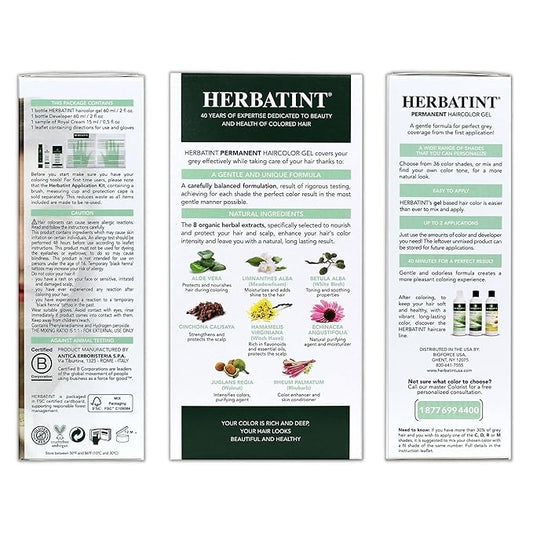 Herbatint Permanent Haircolor Gel, 8N