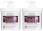 Advanced Clinicals Collagen Peptides Body Lotion & Face Moisturizer | Peptide Infused Collagen Lotion For Women & Men Helps Improve Look Of Crepe Skin, Wrinkles, & Uneven Dry Skin Texture, 2-Pack