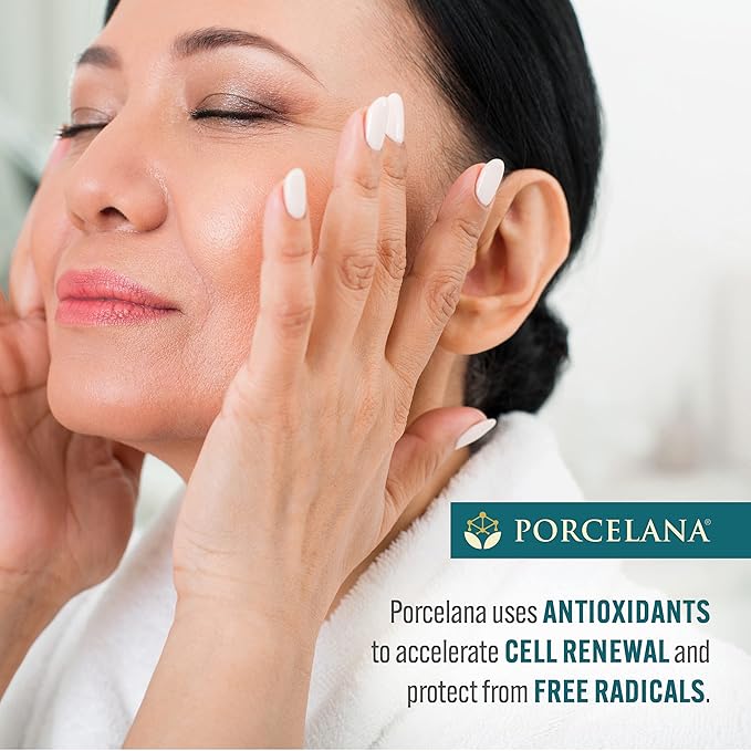Porcelana Daytime Hydration Skin Lightening Cream For Face & Body [New Formula] - Fades Dark Spots & Evens Skin Tone - Moisturizer for Age Spots, Sun Spots, Acne Scars, Melasma & Discoloration(2 Pack)