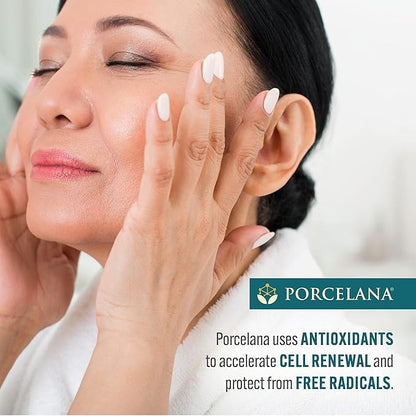 Porcelana Daytime Hydration Skin Lightening Cream For Face & Body [New Formula] - Fades Dark Spots & Evens Skin Tone - Moisturizer for Age Spots, Sun Spots, Acne Scars, Melasma & Discoloration(2 Pack)