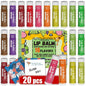 20 Pack Natural Lip Balm Bulk