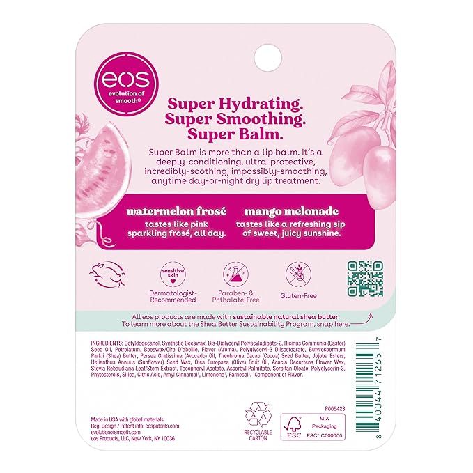 eos 24H Moisture Super Balm- Watermelon