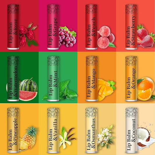 126 Pcs Lip Balm Bulk, 12