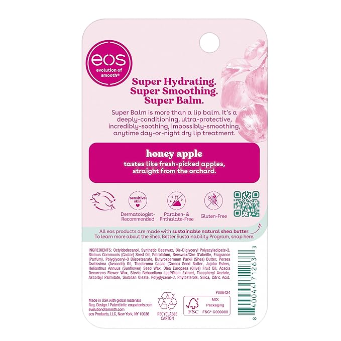 eos 24H Moisture Super Balm- Honey