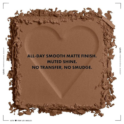 NYX PROFESSIONAL MAKEUP Can't Stop Won't Stop Mattifying Pressed Powder - Deep (Pack of 2)