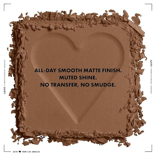 NYX PROFESSIONAL MAKEUP Can't Stop Won't Stop Mattifying Pressed Powder - Deep (Pack of 2)