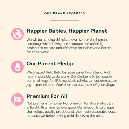 Hello Bello Watermelon Shampoo and Body Wash, Hypoallergenic, Dermatologist and Pediatrician Tested Formula for Babies and Kids, 10 FL Oz (Packaging may vary)