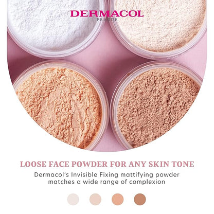 Dermacol - Invisible Fixing Face Powder, Touch-proof Translucent Face 5 g
