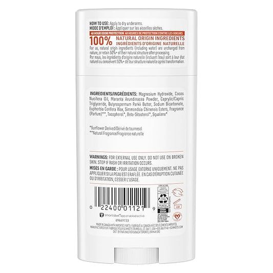 Schmidt's Aluminum-Free Vegan Deodorant Grapefruit & Apricot with 24-Hour Odor Protection, 2 Count for Women and Men, Natural Ingredients, Cruelty-Free 2.65 oz