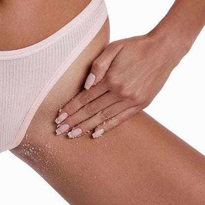 Bushbalm Ingrown Hair Exfoliating Scrub - Reduces Appearance of Ingrown Hairs and Helps with Underarm Bumps - Soothes Razor Bumps, Post Shave Redness and Itching - Sweet Escape 236 ml