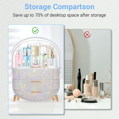 Teen girls gift makeup organizer,skincare