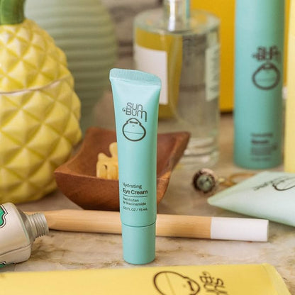 Sun Bum Skin Care Hydrating Under Eye Cream - Vegan and Cruelty Free Formula with Niacinamide for Puffy Eyes and Dark Circles - 0.5 oz
