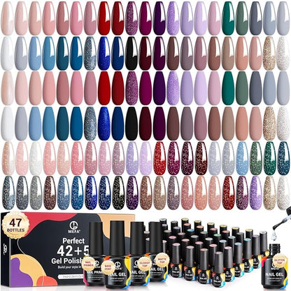 Mefa 47 pcs gel nail