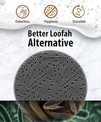 Silicone body scrubber - loop