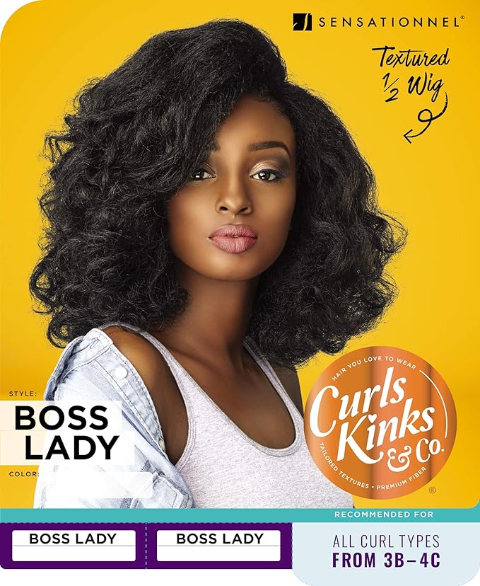 Sensationnel Synthetic Hair Half Wig Instant Weave Curls Kinks & Co Boss Lady (1)