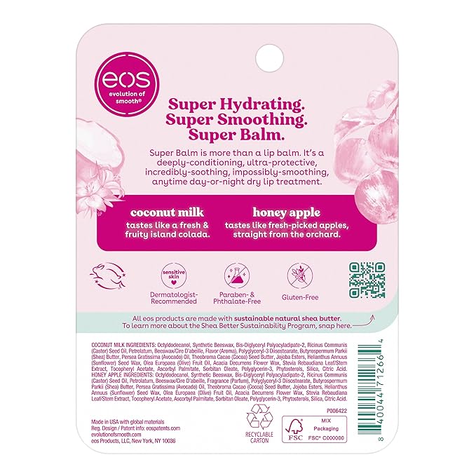 eos 24H Moisture Super Balm- Coconut