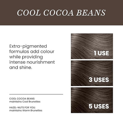 ALOXXI InstaBoost Conditioning Color Mask in Cool Cocoa Beans, Deposits Dark Brown Color and Deeply Conditions Hair, 6.8 Fl Oz