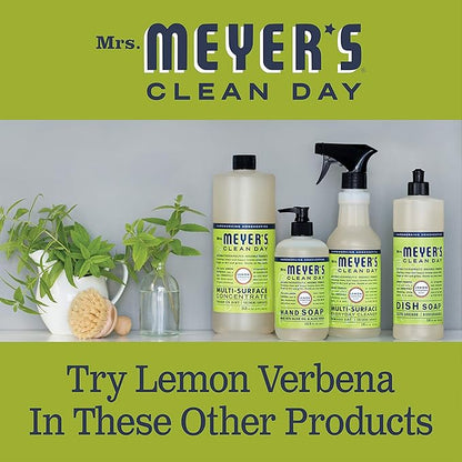 MRS. MEYER'S CLEAN DAY Hand Lotion, Long-Lasting, Non-Greasy Moisturizer, Cruelty Free Formula, Lemon Verbena Scent, 12 Oz