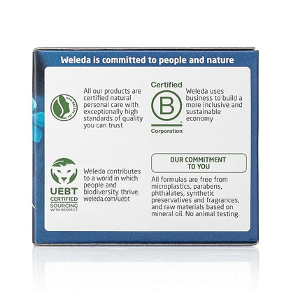 Weleda Face Care Rejuvenating Night Cream, Plant Rich Moisturizer with Blue Gentian and Edelweiss