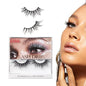 KISS Halloween Lash Drip False Eyelashes, Spiky X Boosted Volume, Unique Wet Look Hydrated Effect, Multi-Length Rewearable Fake Eyelashes, Wispy Crisscross Lash Pattern, Style ‘You Dew You’, 1 Pair, Packaging May Vary